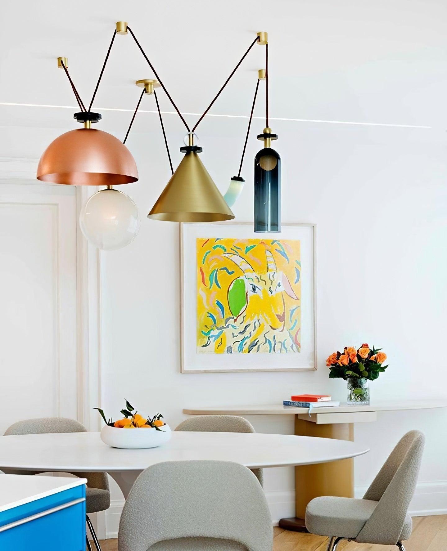 Lustra Chandelier en Forme Géométrique Art - Neutralighting