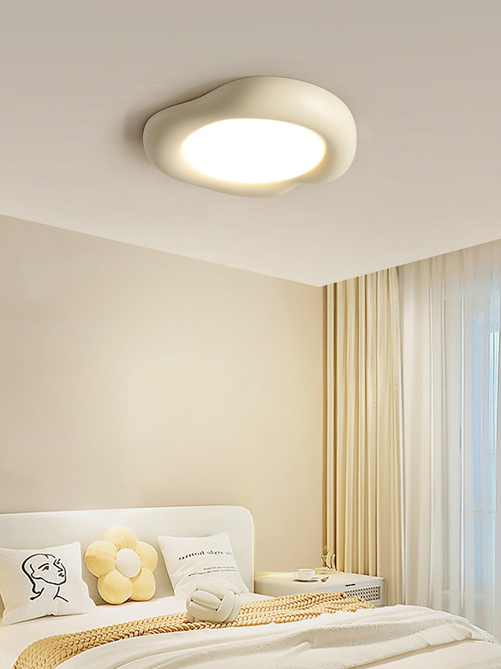 Zelaeis Plafonnier Résine Forme Pomme - Neutralighting