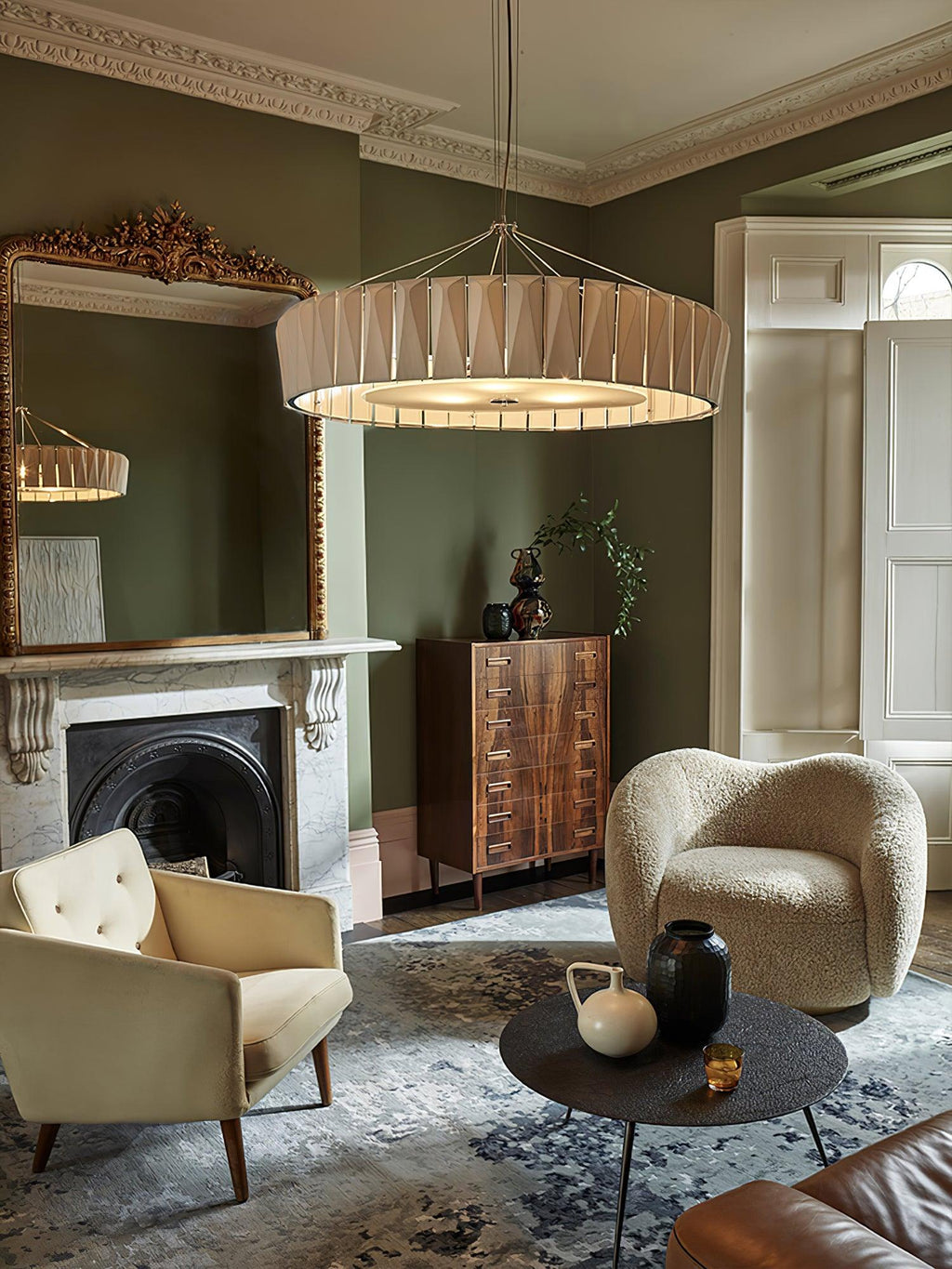 Vaeliora Côtes Céramique Suspension Lumière - Neutralighting