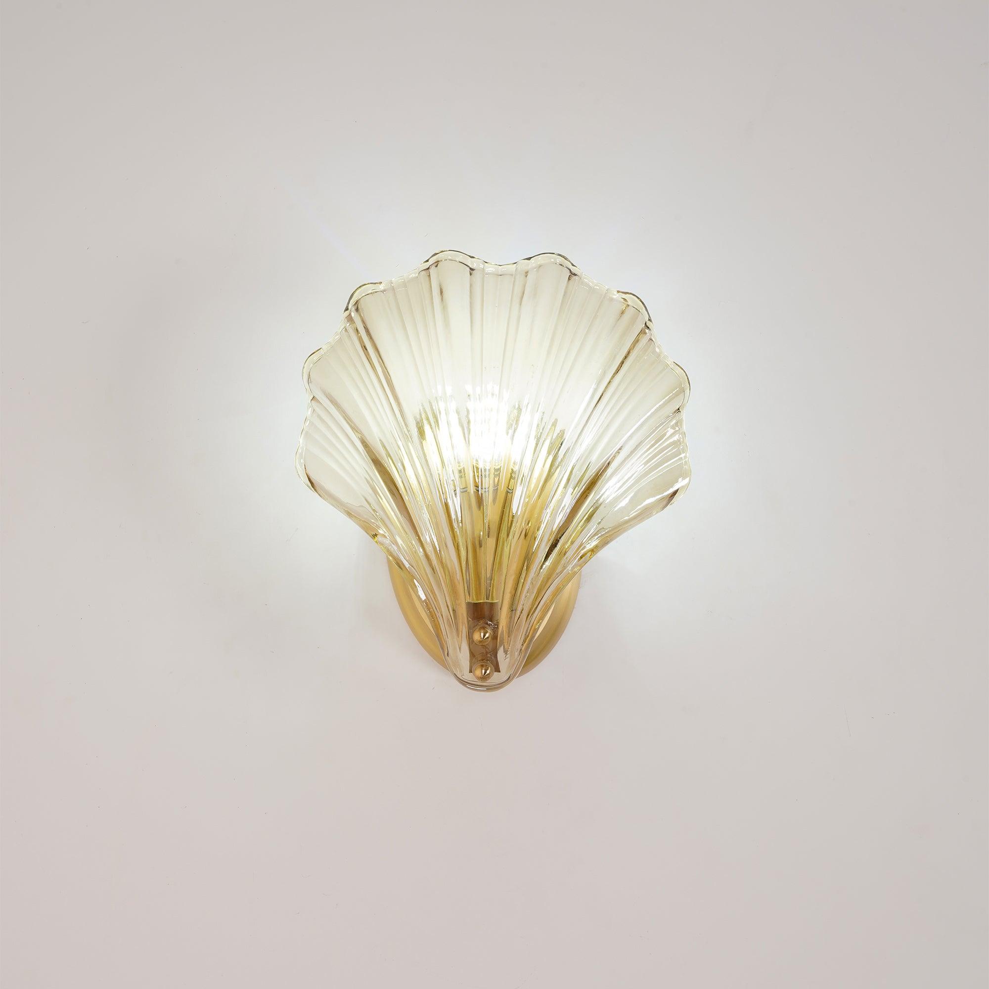 Respected Applique Murale en Verre et Laiton Premium - Neutralighting