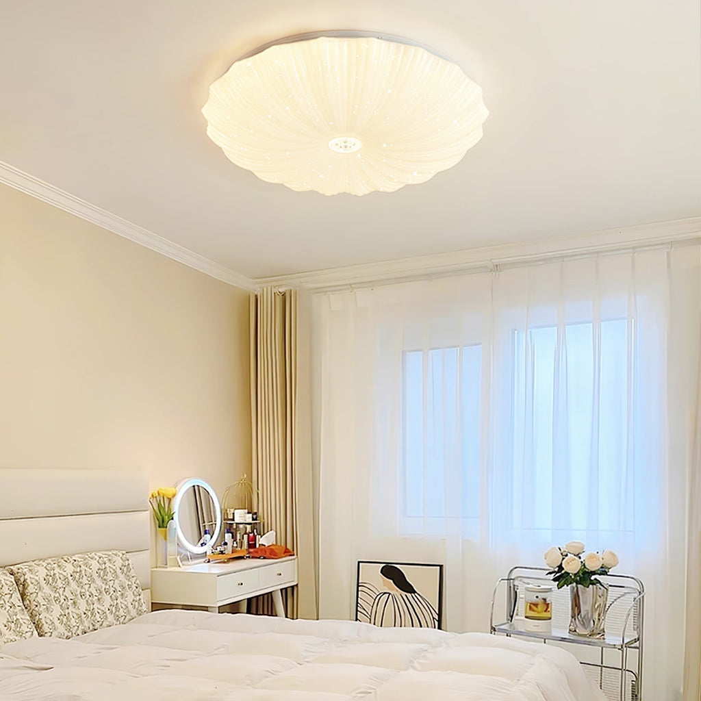 Coloria Lampe de Plafond Ronde Art Nordique Coquillage - Neutralighting