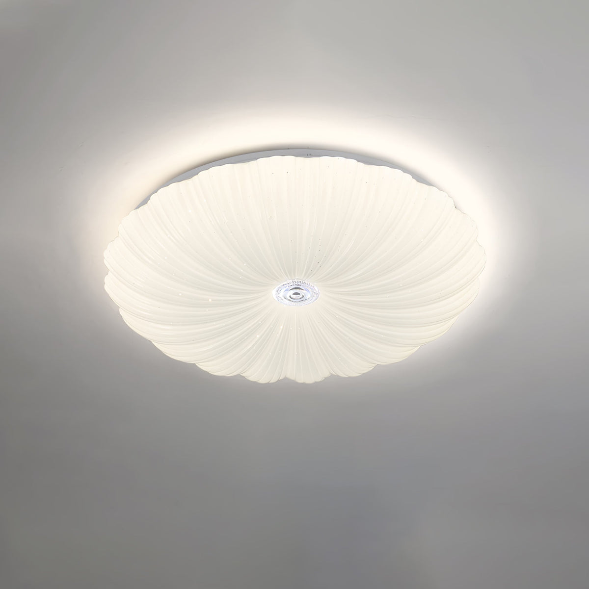 Coloria Lampe de Plafond Ronde Art Nordique Coquillage - Neutralighting