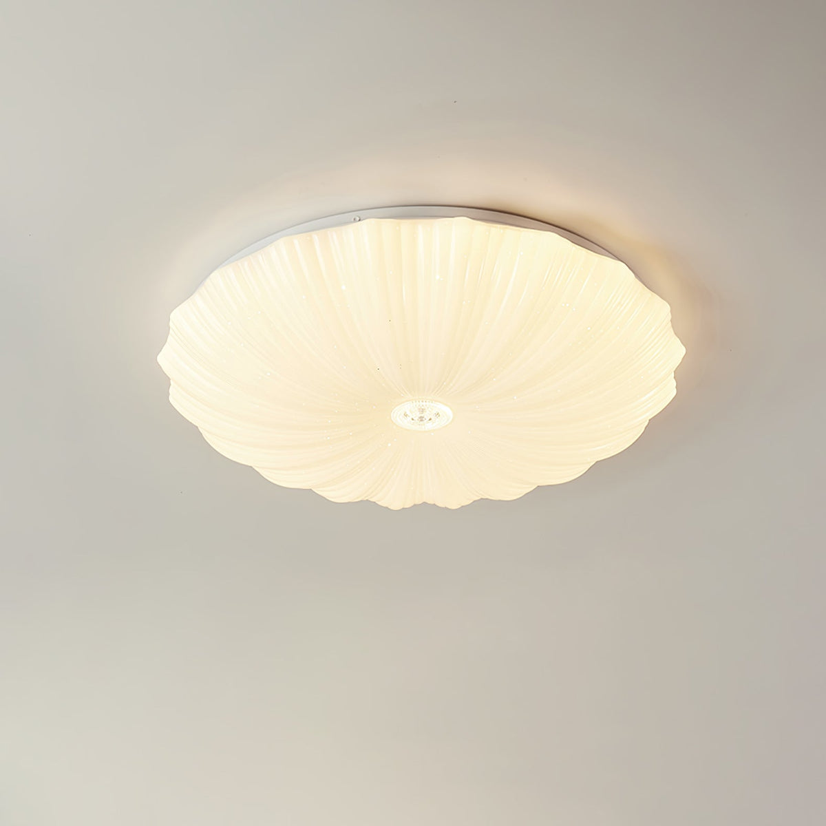 Coloria Lampe de Plafond Ronde Art Nordique Coquillage - Neutralighting