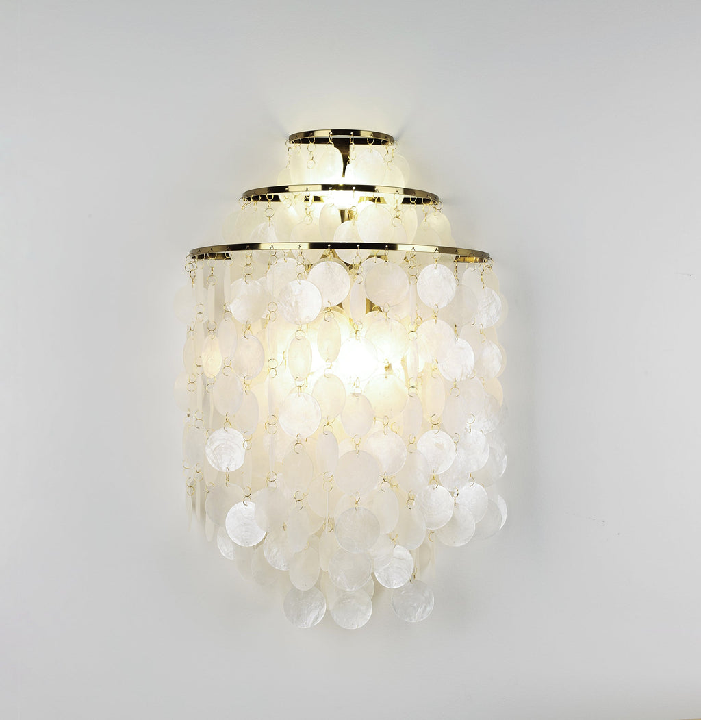 Shell Applique murale de luxe postmoderne en cascade - Neutralighting