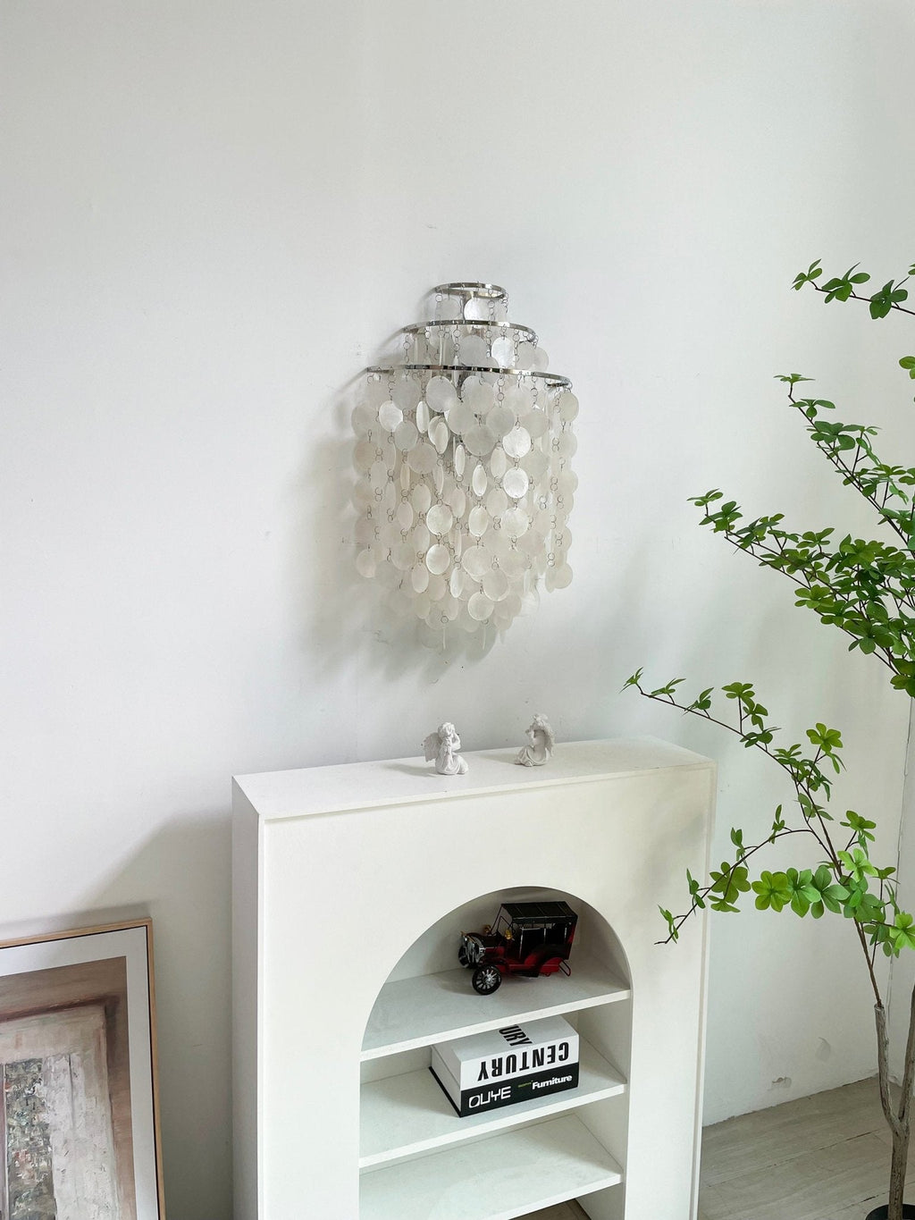 Shell Applique murale de luxe postmoderne en cascade - Neutralighting