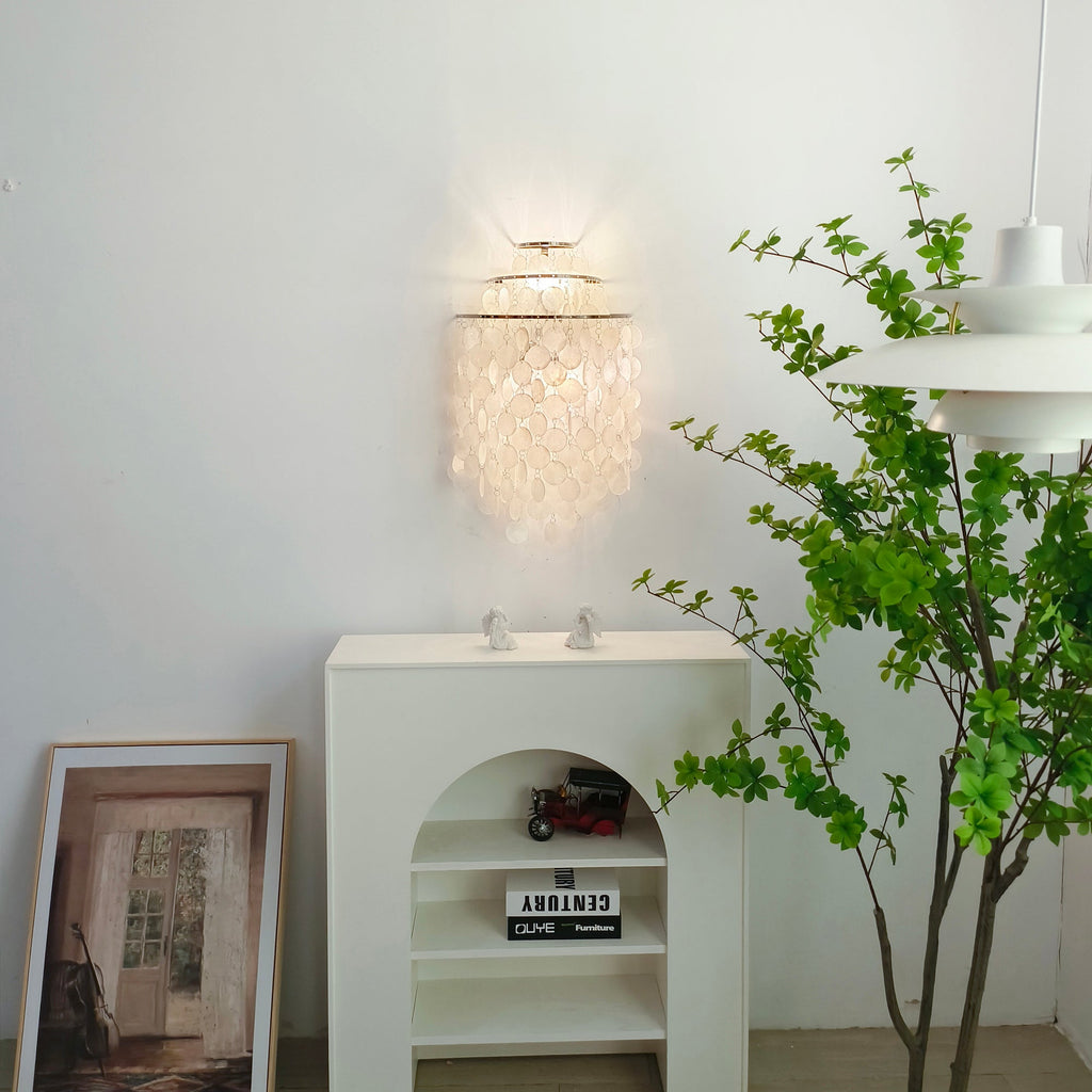 Shell Applique murale de luxe postmoderne en cascade - Neutralighting