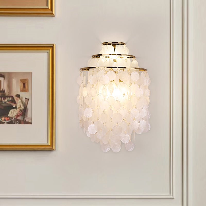 Shell Applique murale de luxe postmoderne en cascade - Neutralighting