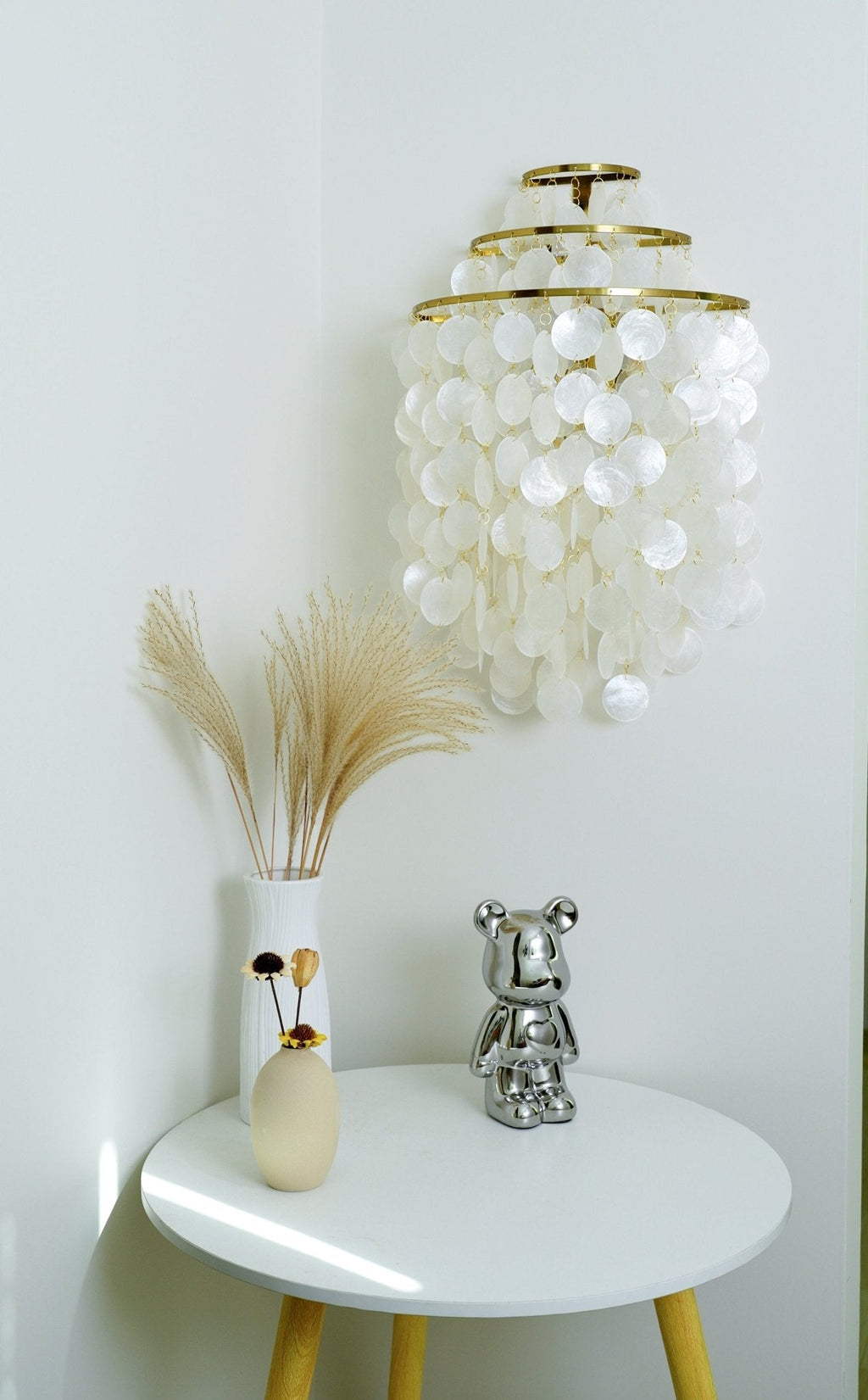 Shell Applique murale de luxe postmoderne en cascade - Neutralighting
