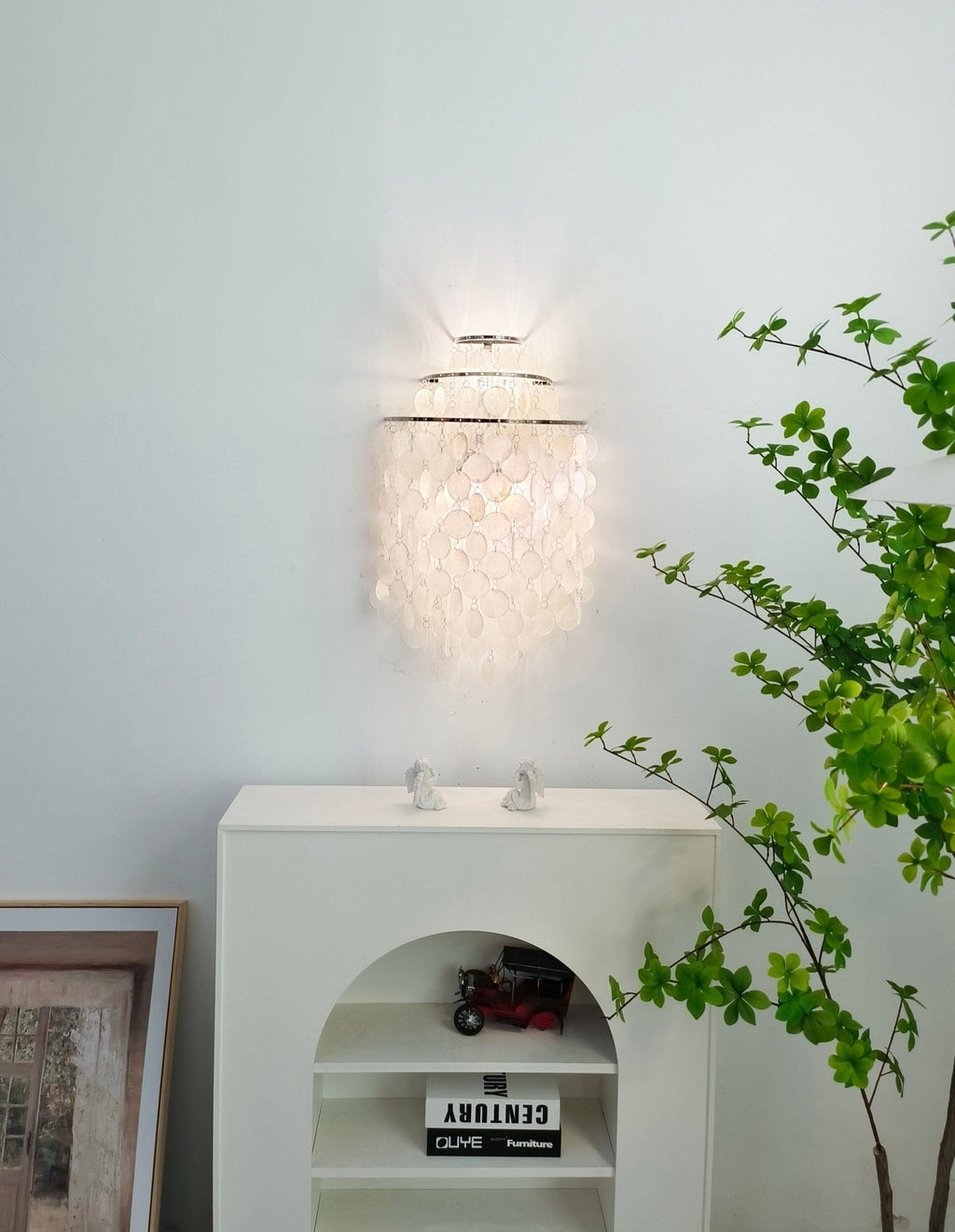Shell Applique murale de luxe postmoderne en cascade - Neutralighting