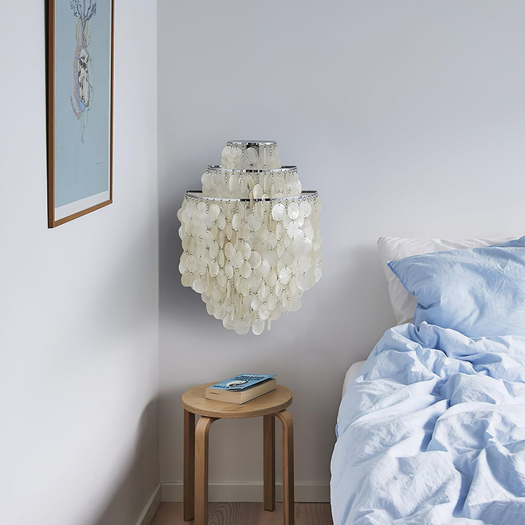 Shell Applique murale de luxe postmoderne en cascade - Neutralighting