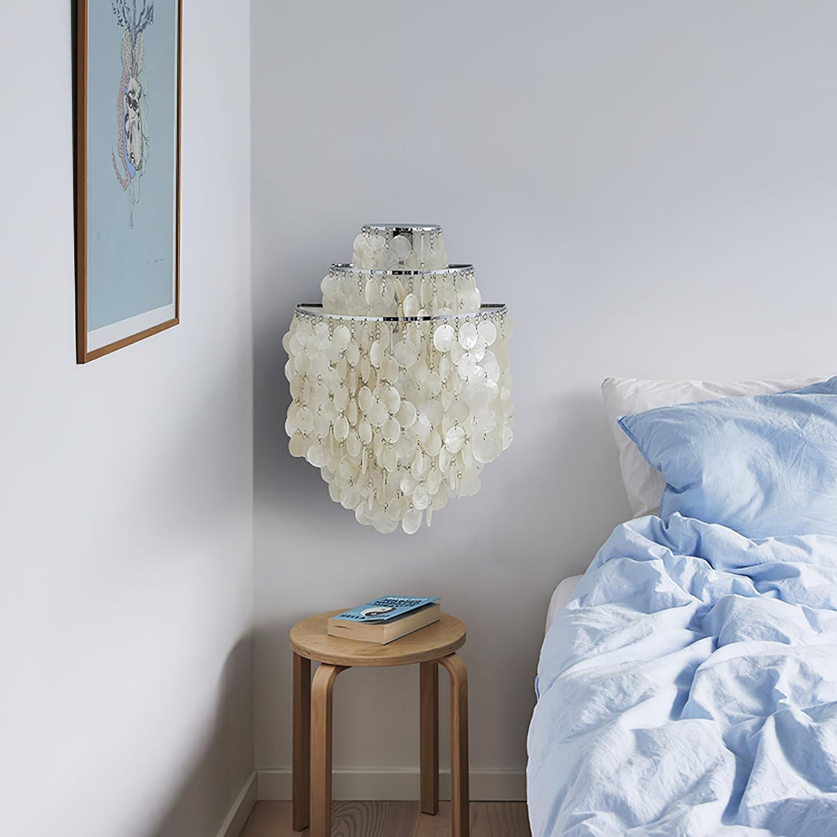 Shell Applique murale de luxe postmoderne en cascade - Neutralighting