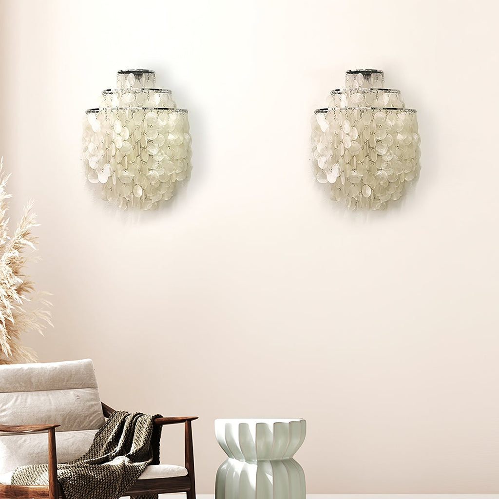 Shell Applique murale de luxe postmoderne en cascade - Neutralighting