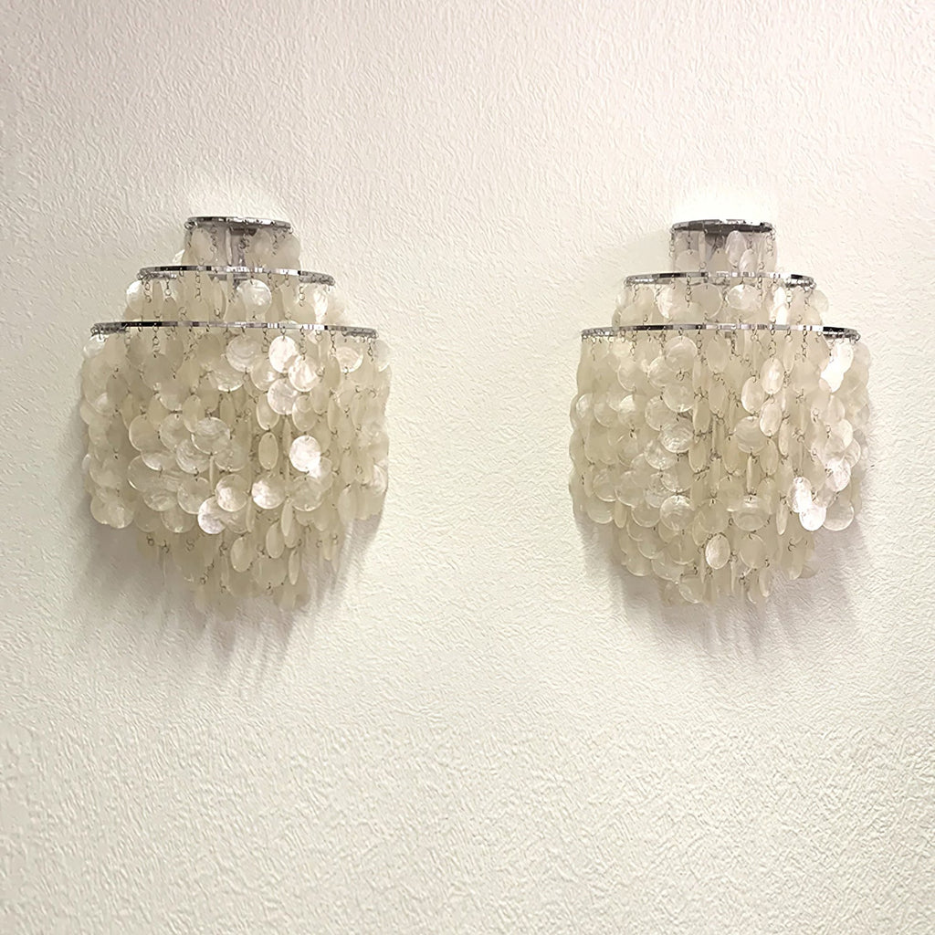 Shell Applique murale de luxe postmoderne en cascade - Neutralighting