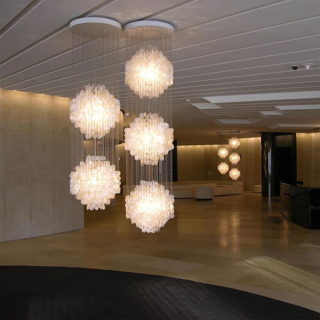 Shell Collection Luxury Metal Chandelier - Neutralighting
