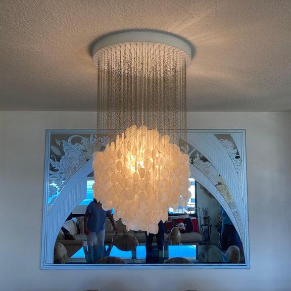 Shell Collection Luxury Metal Chandelier - Neutralighting