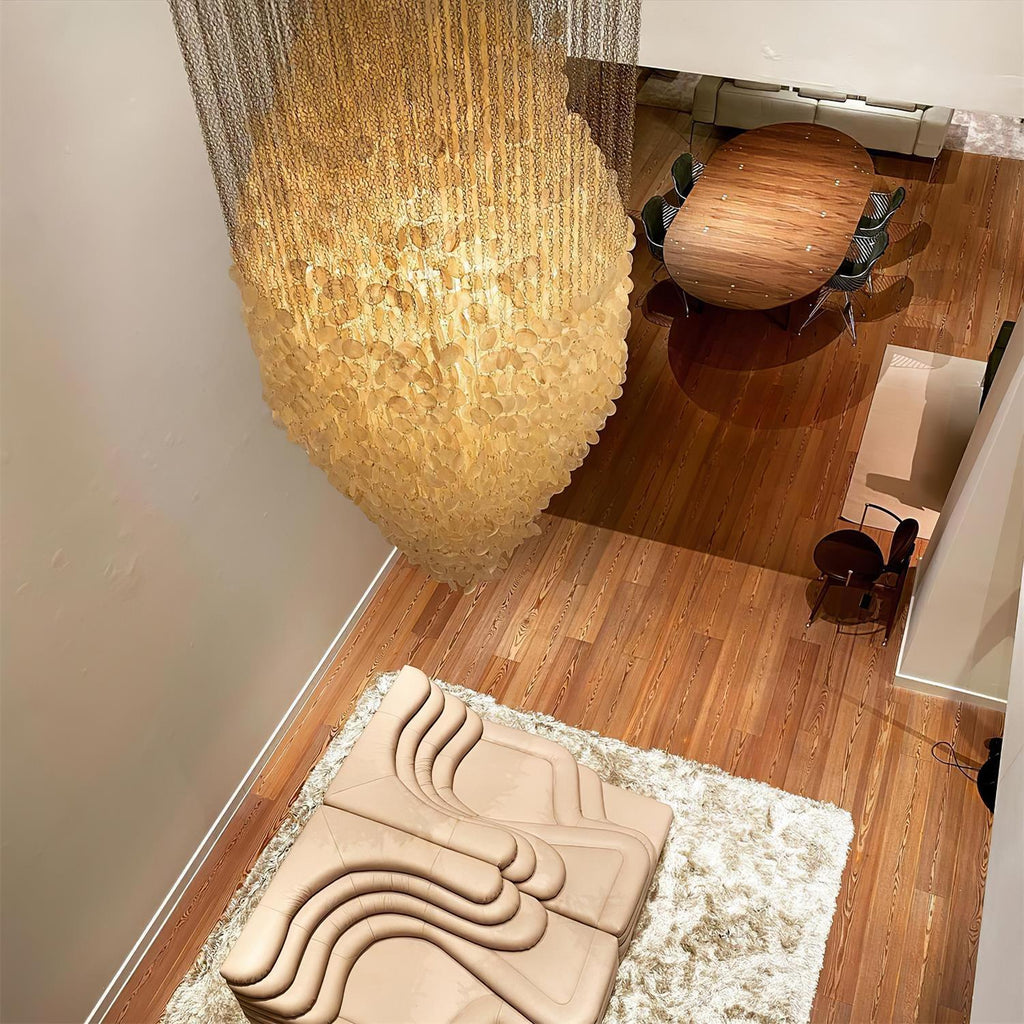 Shell Collection Luxury Metal Chandelier - Neutralighting