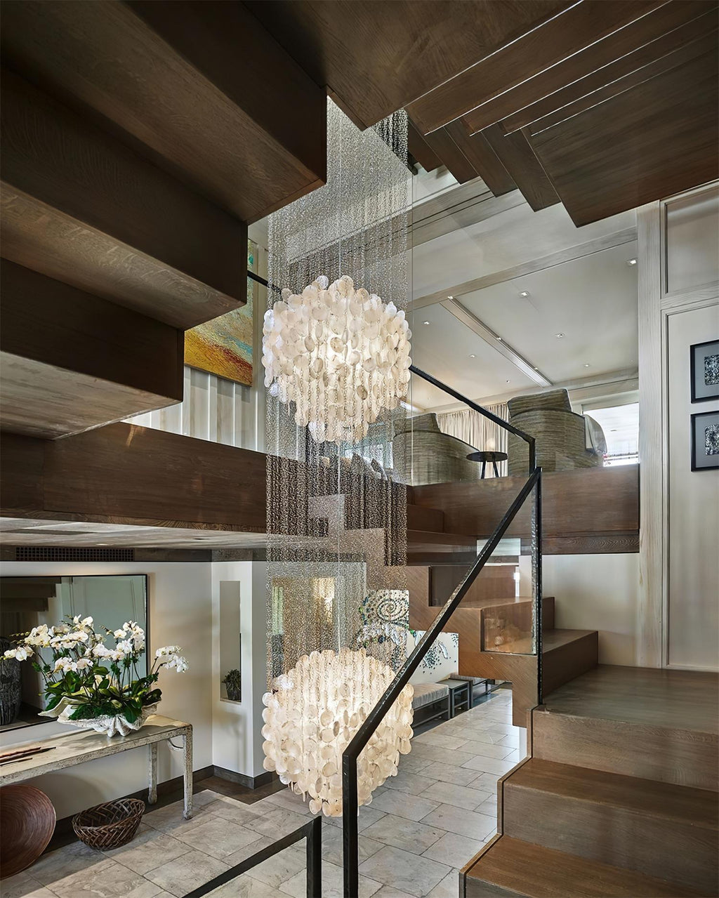 Shell Collection Luxury Metal Chandelier - Neutralighting