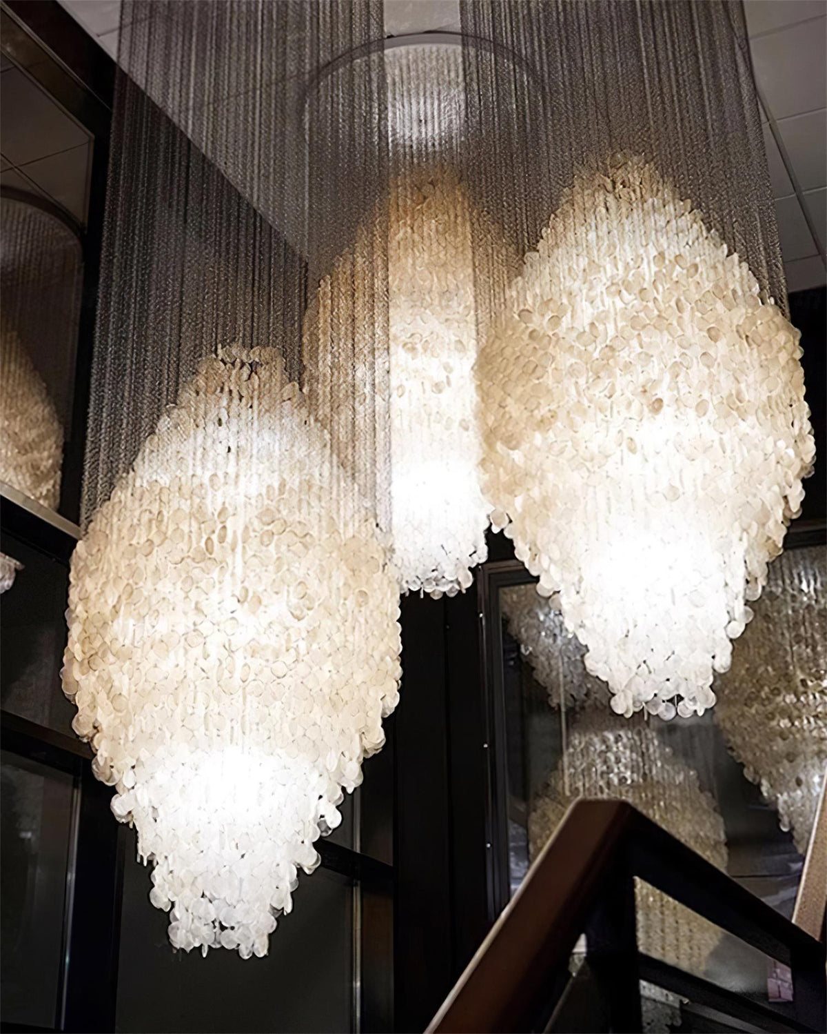 Shell Collection Luxury Metal Chandelier - Neutralighting