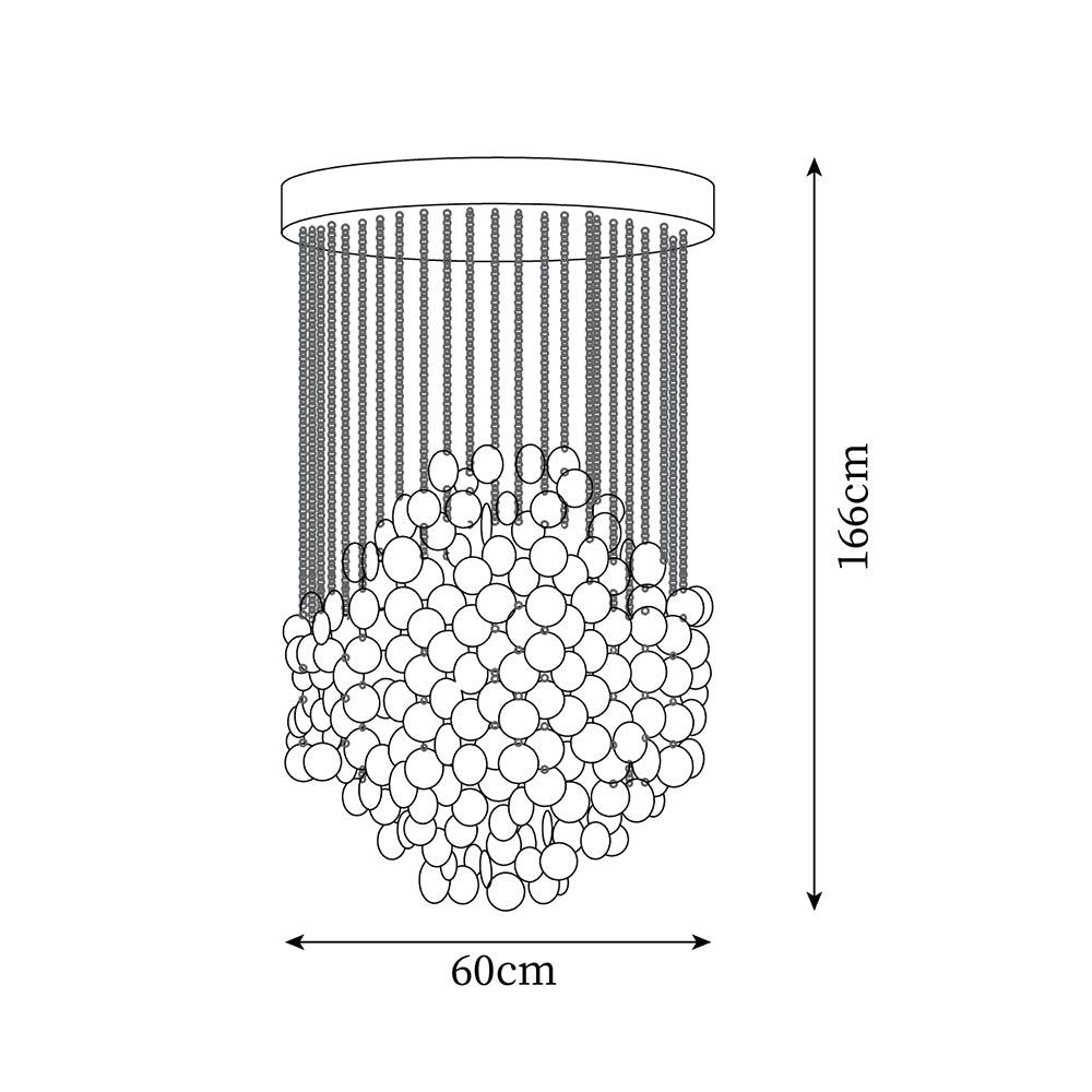 Shell Collection Luxury Metal Chandelier - Neutralighting