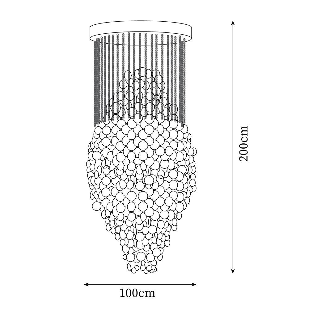 Shell Collection Luxury Metal Chandelier - Neutralighting