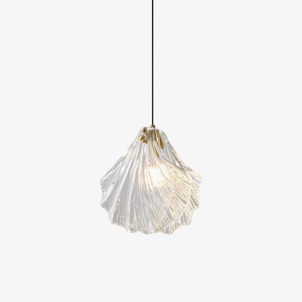 Solara Suspension en Verre Coquillage Artistique Élégante - Neutralighting