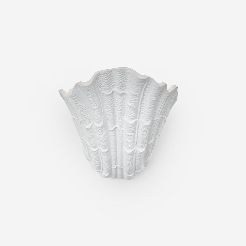 Applique Murale Coquille Plâtre Coquillage Forme Artistique - Neutralighting
