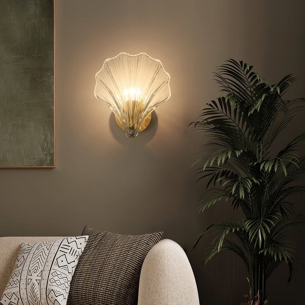 Respected Applique Murale en Verre et Laiton Premium - Neutralighting