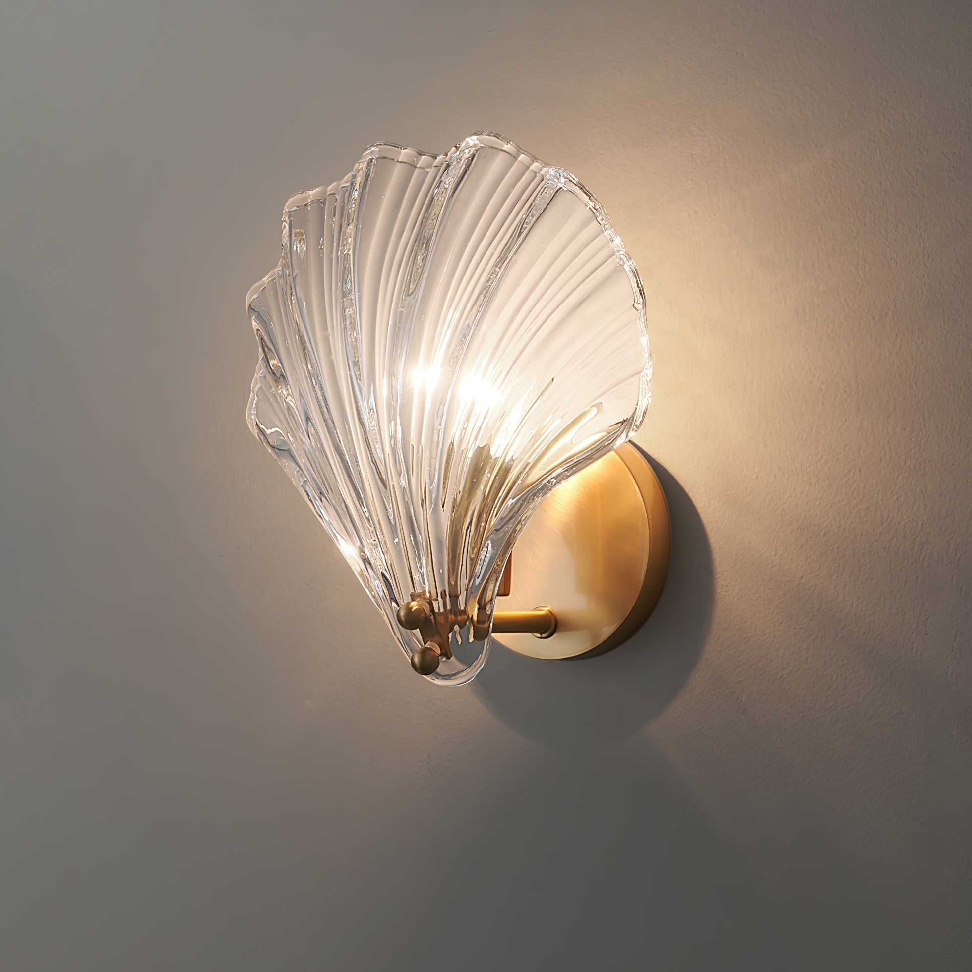 Respected Applique Murale en Verre et Laiton Premium - Neutralighting