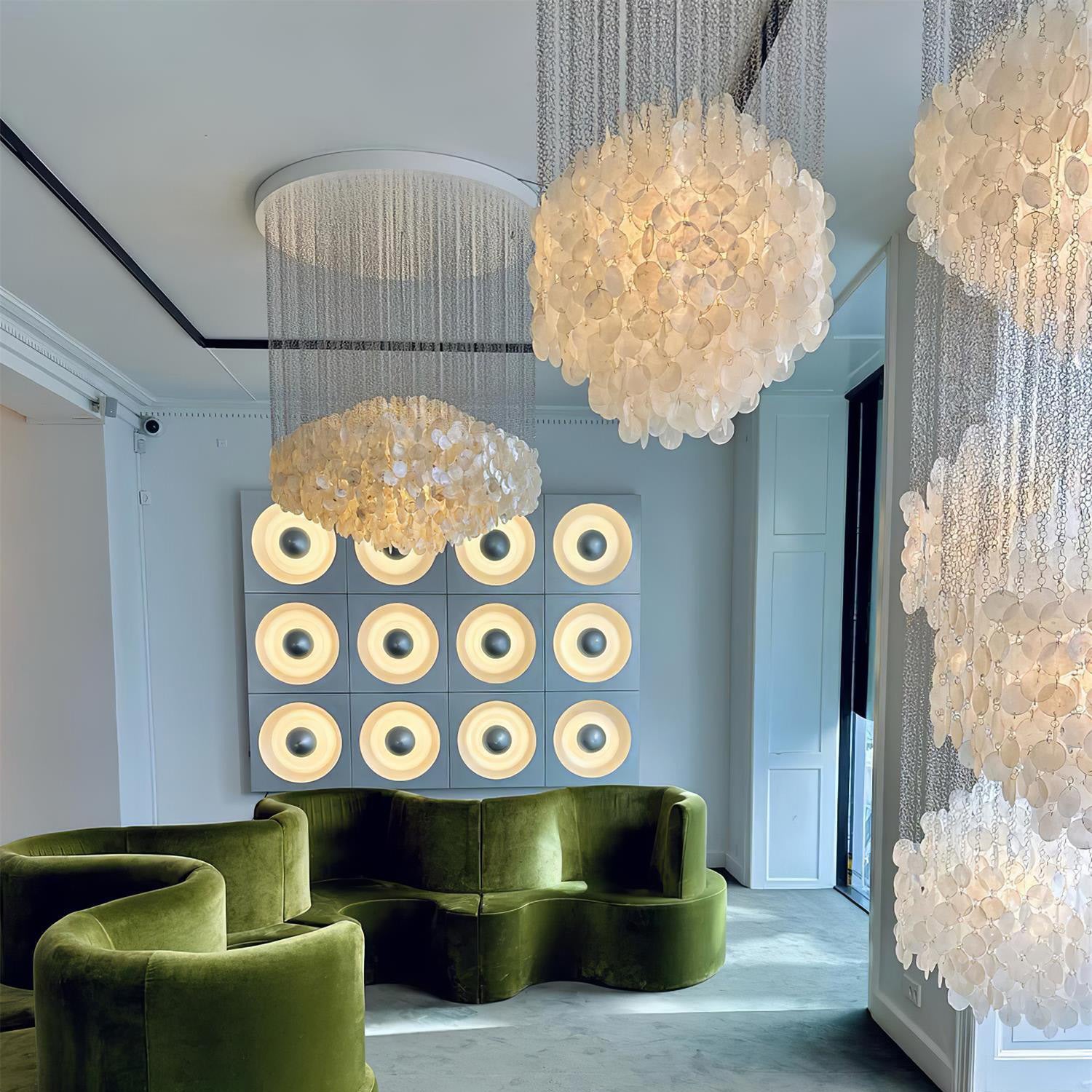 Idoris Lustre Métallique Postmoderne de Luxe en Cascade - Neutralighting