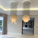 Idoris Lustre Métallique Postmoderne de Luxe en Cascade - Neutralighting