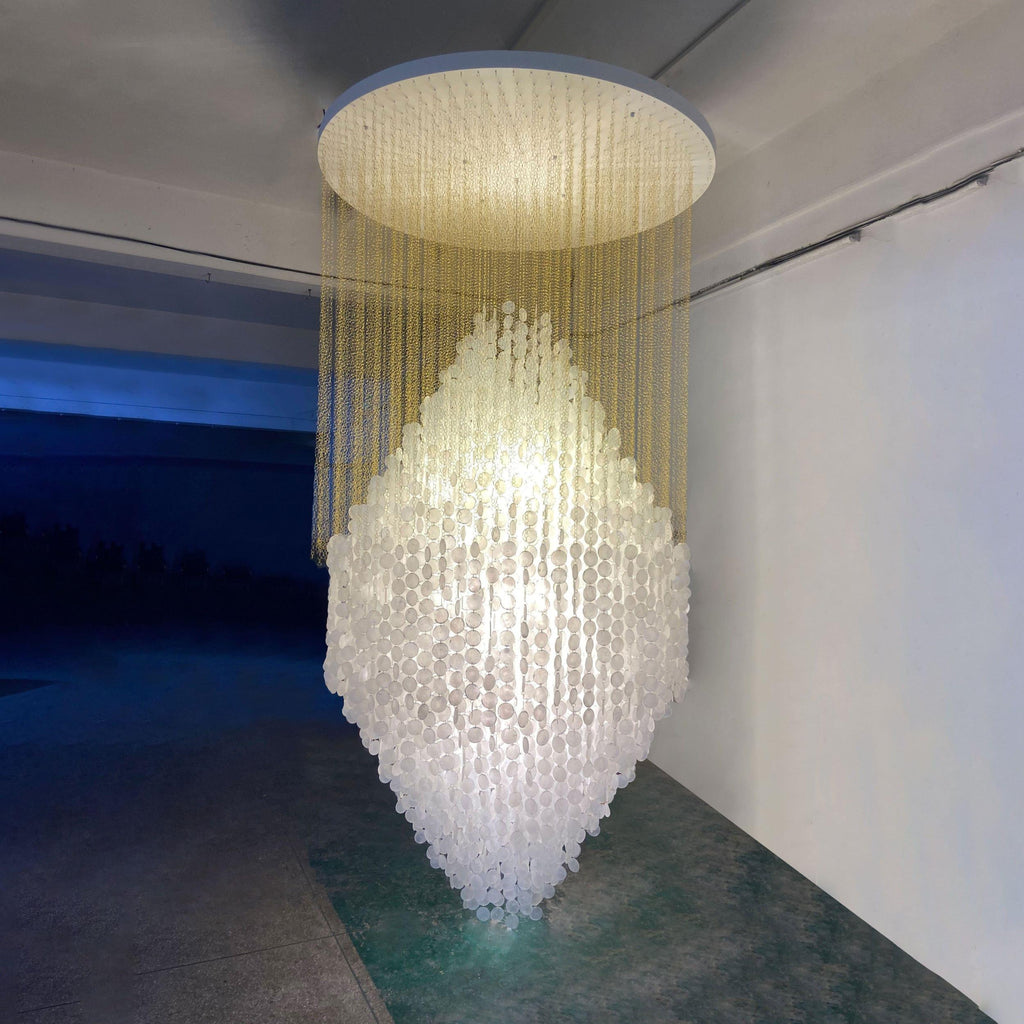 Idoris Lustre Métallique Postmoderne de Luxe en Cascade - Neutralighting