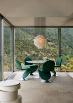 Idoris Lustre Métallique Postmoderne de Luxe en Cascade - Neutralighting