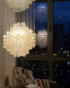Idoris Lustre Métallique Postmoderne de Luxe en Cascade - Neutralighting