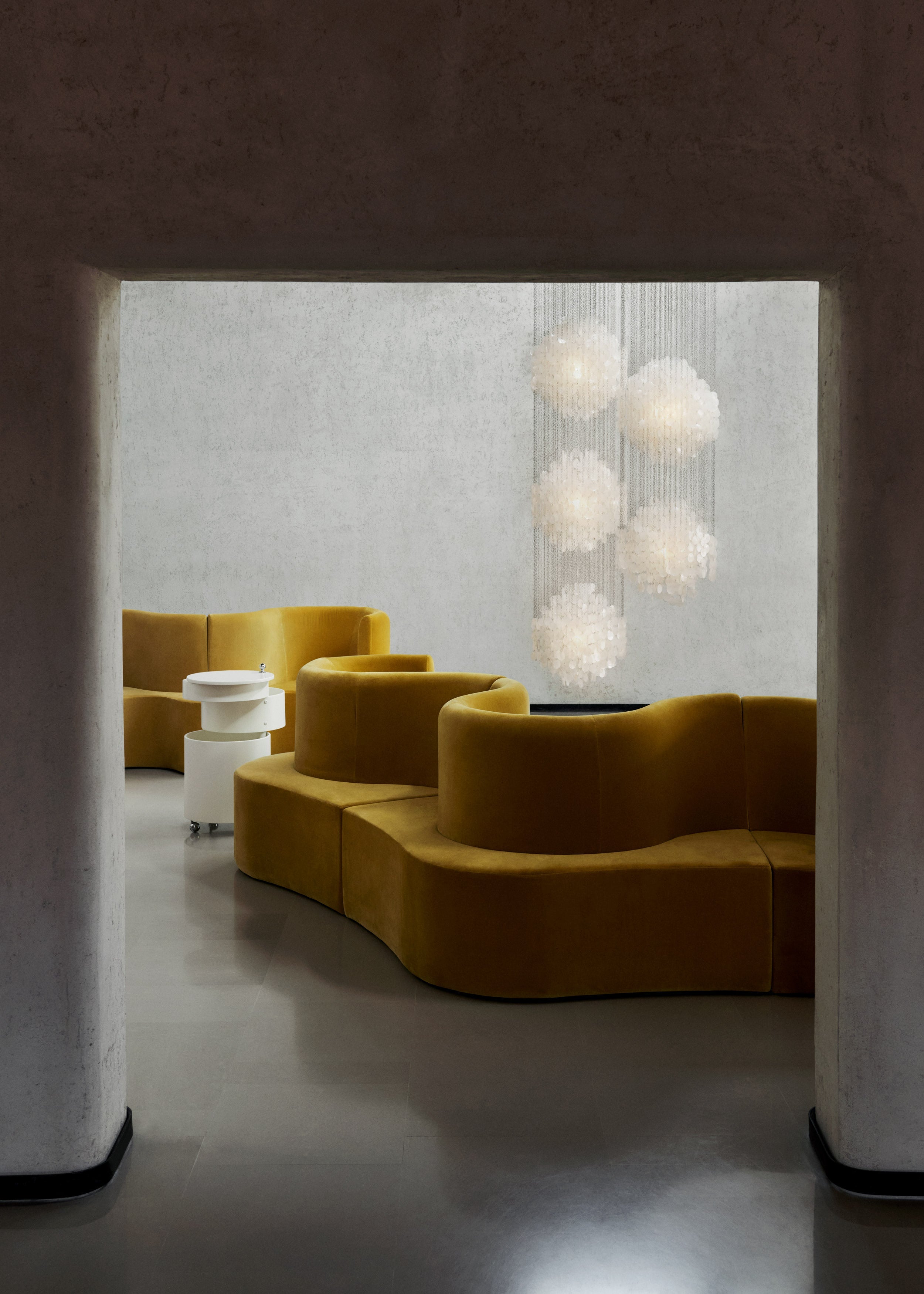 Idoris Lustre Métallique Postmoderne de Luxe en Cascade - Neutralighting