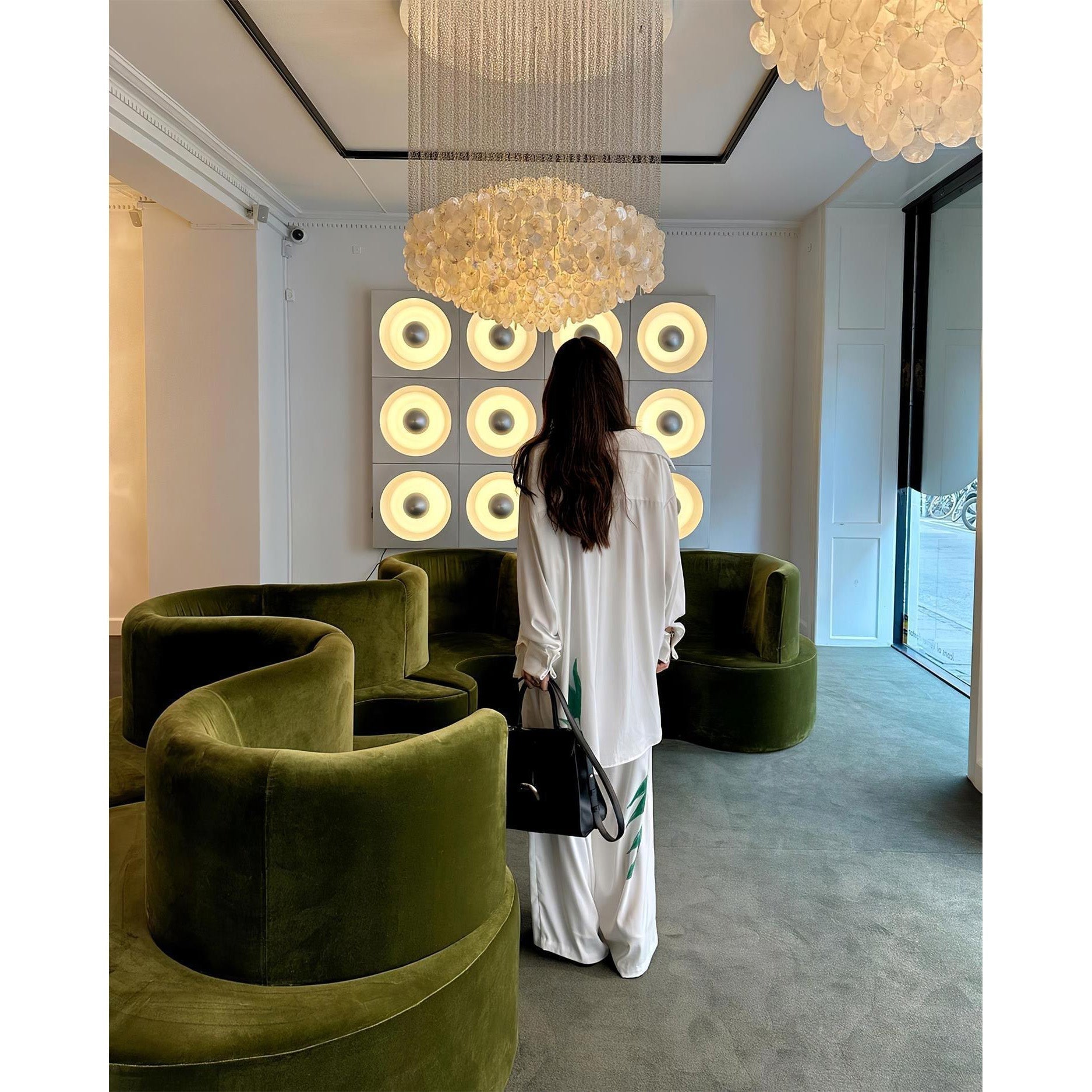 Idoris Lustre Métallique Postmoderne de Luxe en Cascade - Neutralighting