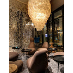 Idoris Lustre Métallique Postmoderne de Luxe en Cascade - Neutralighting