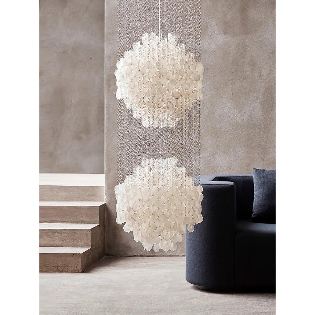 Idoris Lustre Métallique Postmoderne de Luxe en Cascade - Neutralighting