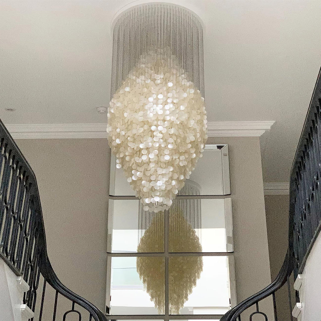 Idoris Lustre Métallique Postmoderne de Luxe en Cascade - Neutralighting
