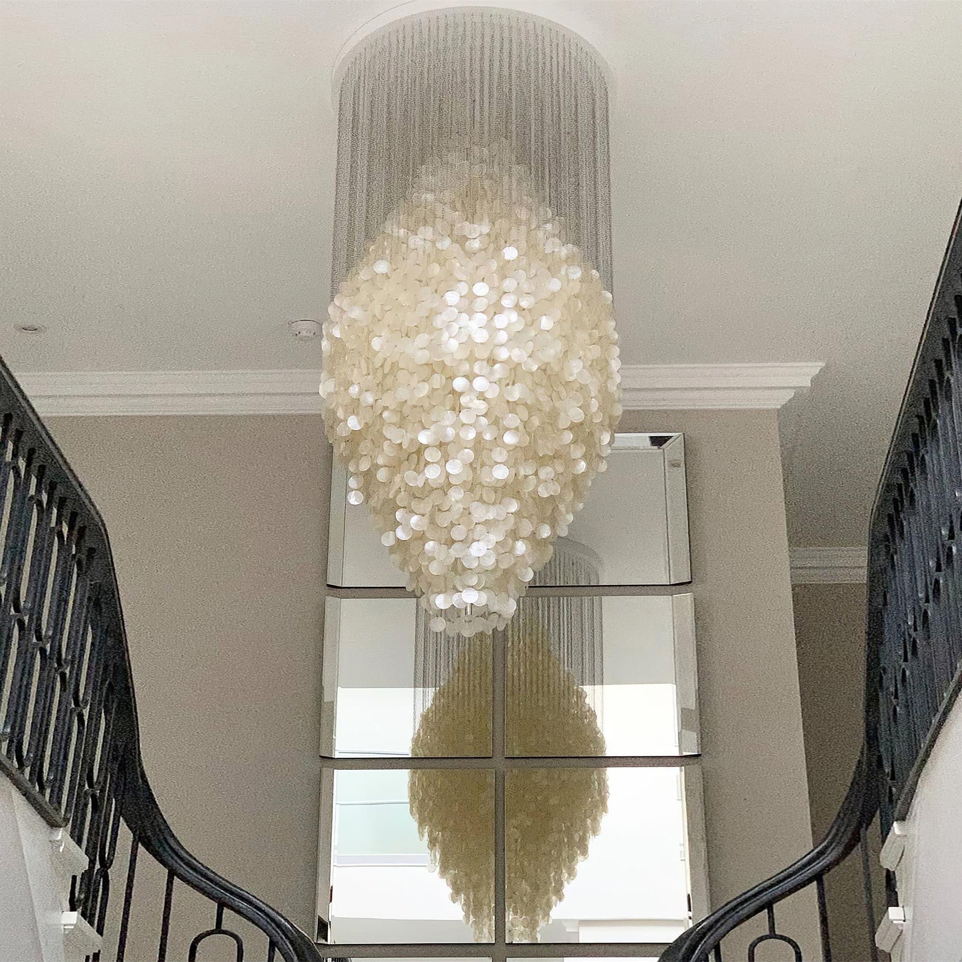 Idoris Lustre Métallique Postmoderne de Luxe en Cascade - Neutralighting