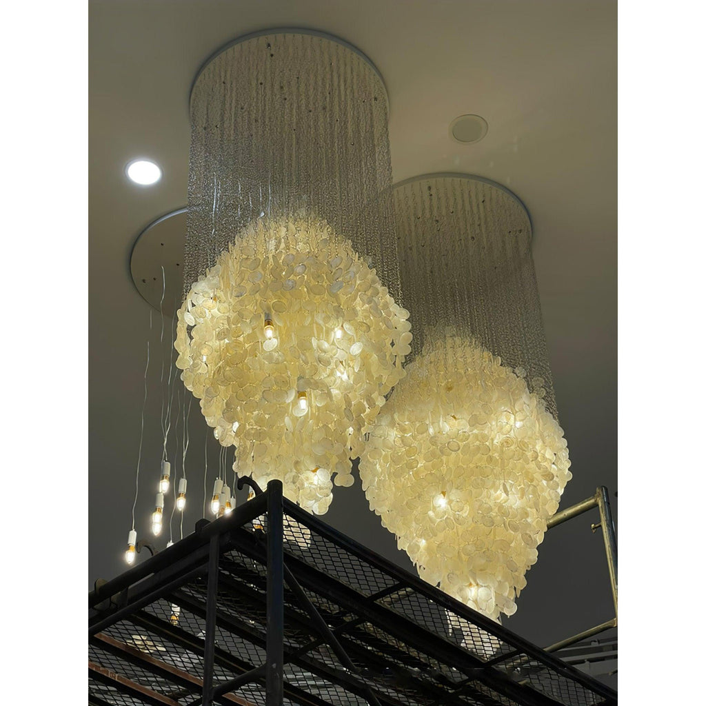 Idoris Lustre Métallique Postmoderne de Luxe en Cascade - Neutralighting
