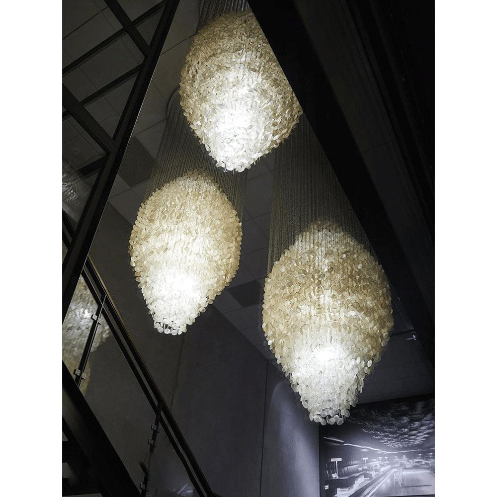 Idoris Lustre Métallique Postmoderne de Luxe en Cascade - Neutralighting