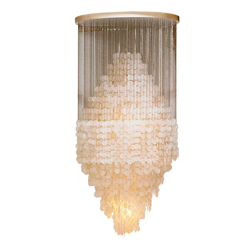 Idoris Lustre Métallique Postmoderne de Luxe en Cascade - Neutralighting
