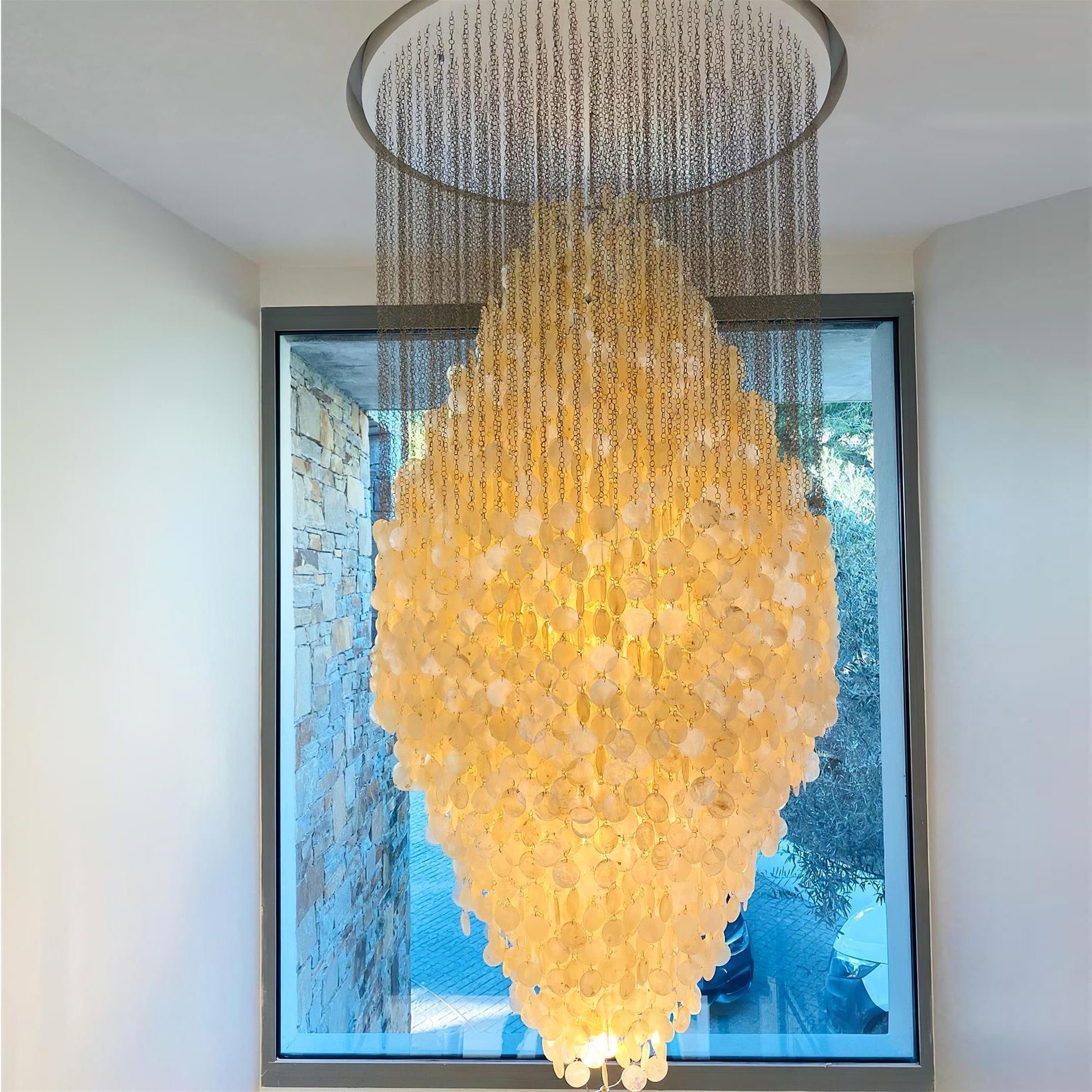 Idoris Lustre Métallique Postmoderne de Luxe en Cascade - Neutralighting