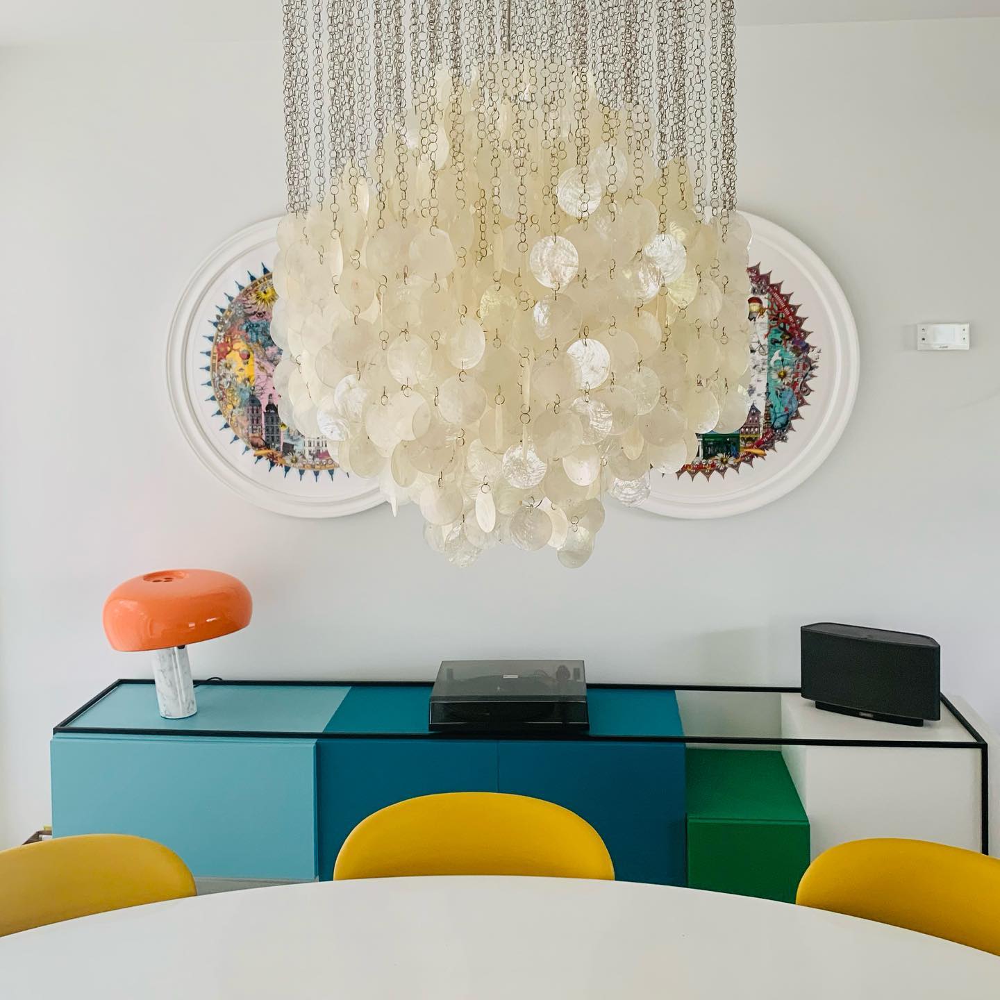 Idoris Lustre Métallique Postmoderne de Luxe en Cascade - Neutralighting