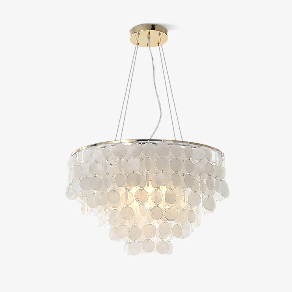 Esileth Postmoderne Luxe Coquille Carillon Lustre - Neutralighting