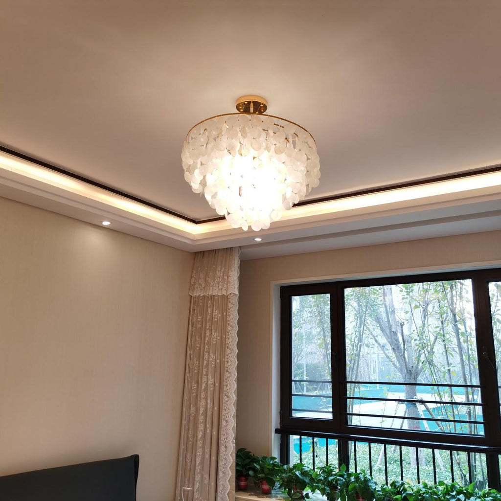 Esileth Postmoderne Luxe Coquille Carillon Lustre - Neutralighting