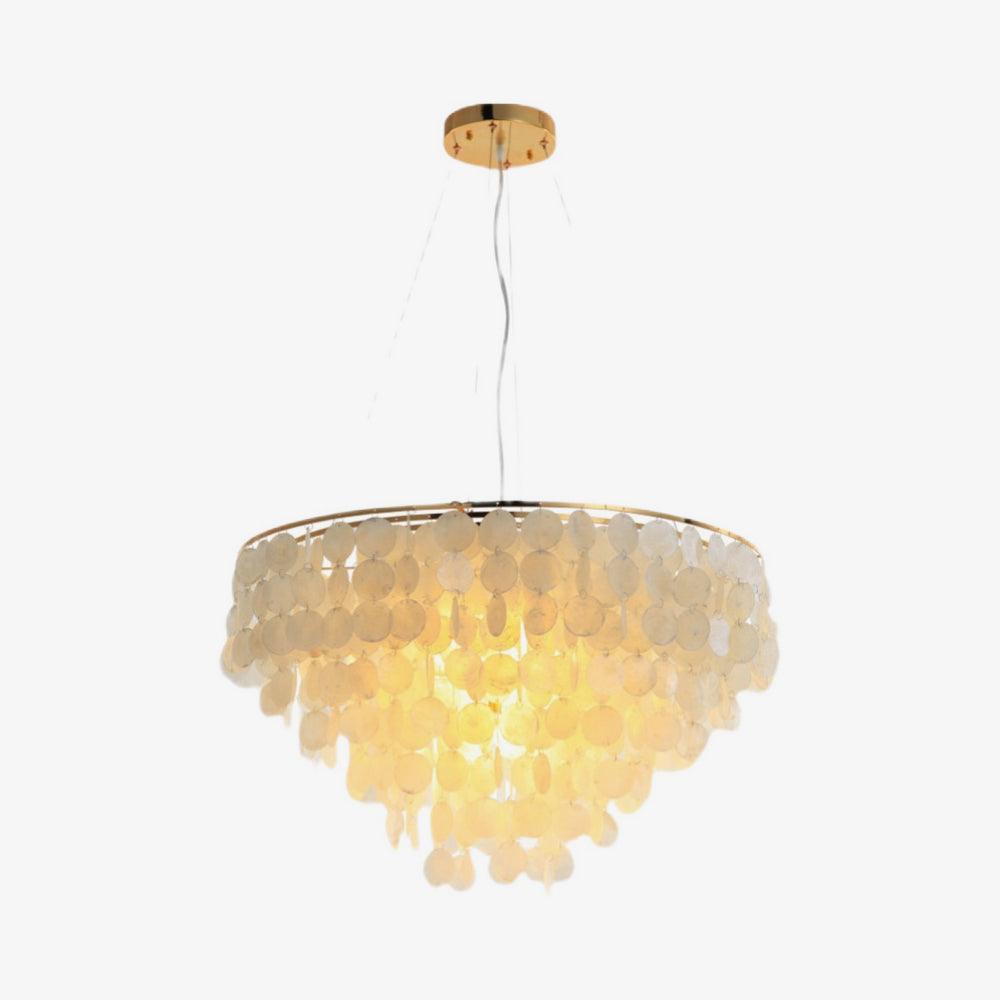 Esileth Postmoderne Luxe Coquille Carillon Lustre - Neutralighting