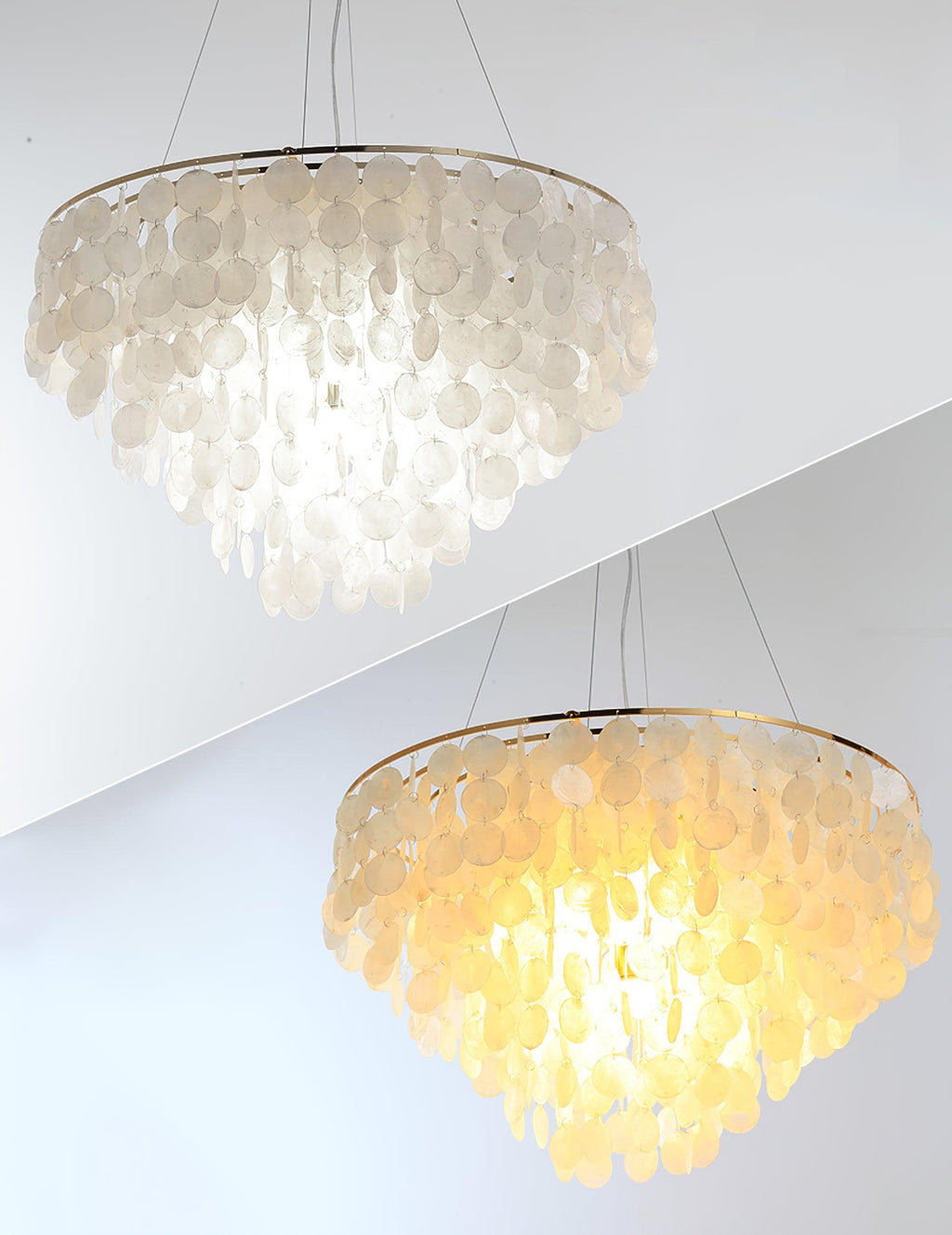 Esileth Postmoderne Luxe Coquille Carillon Lustre - Neutralighting