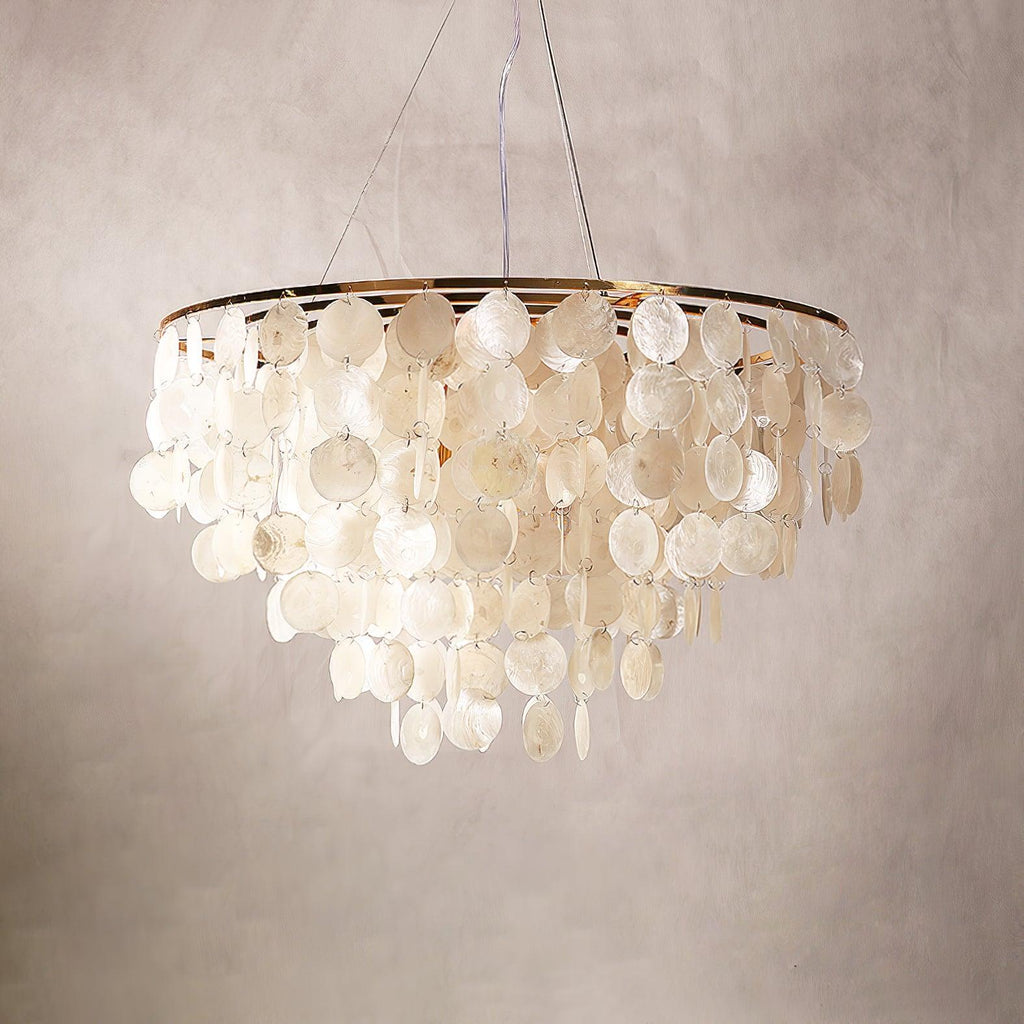 Esileth Postmoderne Luxe Coquille Carillon Lustre - Neutralighting