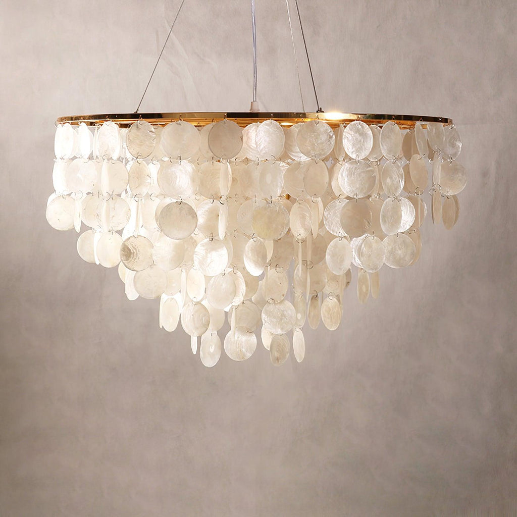 Esileth Postmoderne Luxe Coquille Carillon Lustre - Neutralighting